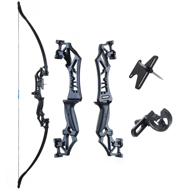 Toparchery recurve bow lb lb lb lb right hand longbow alloy riser for adult beginner outdoor