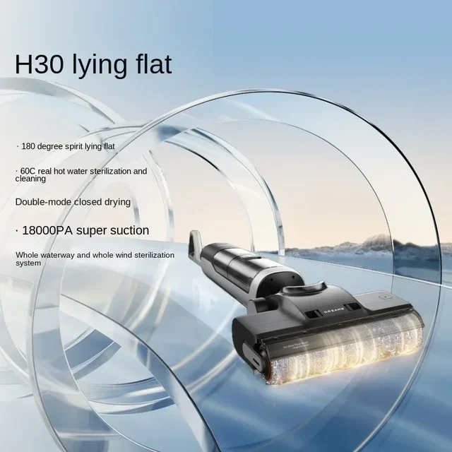 DREAME H30 Floor Washing Machine Hot Washing Can  Flat Suction Drag Suction Sweep Machine Foldable Quick Drying Clean The Room 3