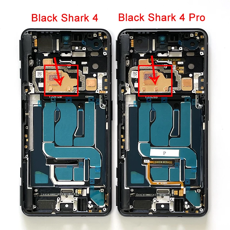 6 67 Оригинальный ЖК-экран для Xiaomi Black Shark 4 PRS-H0/A0 + дигитайзер сенсорного экрана