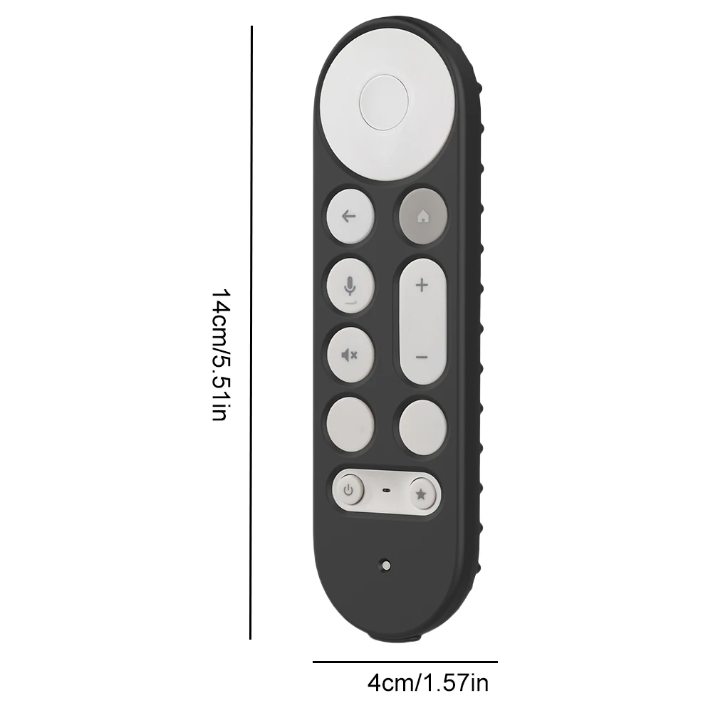 Silicone Remote Case Silicone Remote Case with Lanyard Protective Controller Sleeve Skin Shockproof TV Remote Control Case for Google TV Streamer 4K silicone remote case,silicone remote cover,silicone remote sleeve,remote controller cover,silicone case protector
