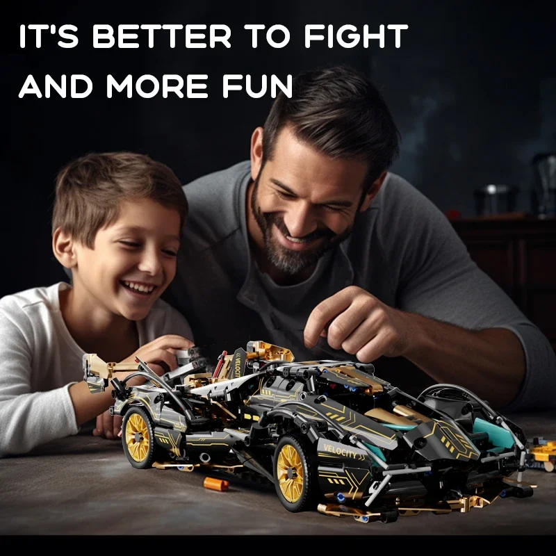 ToylinX Store 1:14 Building Block Car Cool Technology Design Optional Power Group Birthday Christmas Gift for Friends or Kids 6