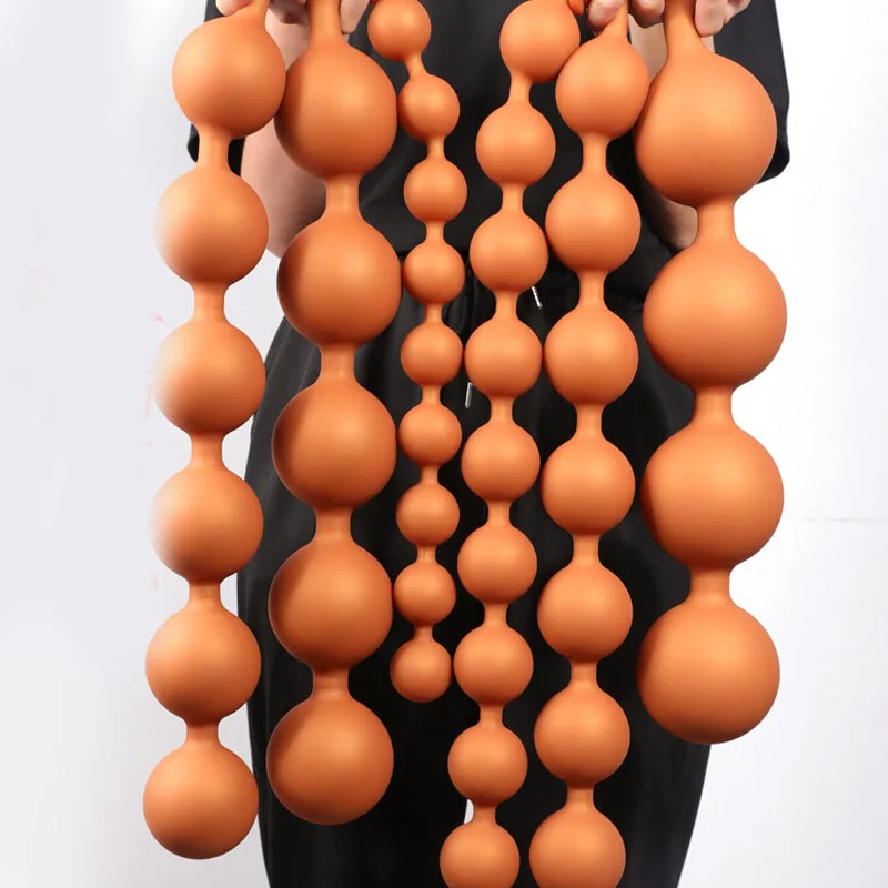 Anal Sex Toys 66cm Anal Beads Big Buttplug Vaginal Balls Anal Stimulation Pull Bead Dildo for Woman Gay Men