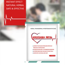 

35/70pcs High Blood Pressure Patch Effective Clean Blood Vessel Reduce and Control Hypertension Chinese Herbal Medical Pleaster