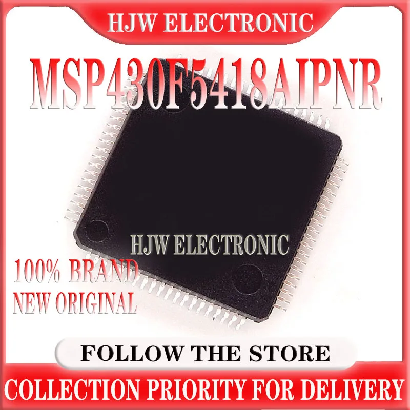 

10-100PCS MSP430F5418AIPNR LQFP-80 16 bit mixed signal microcontroller MCU original