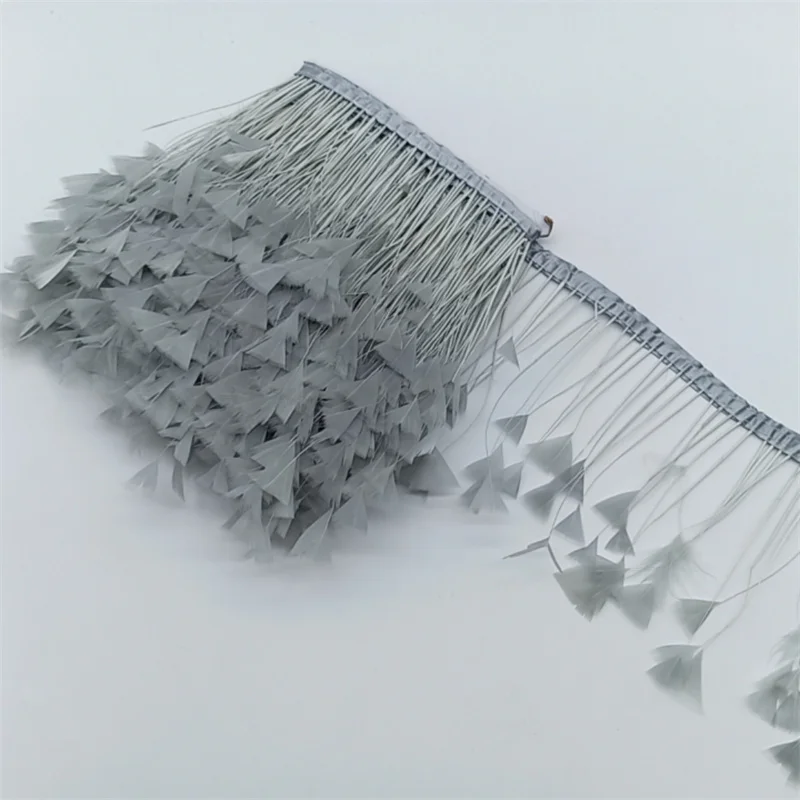 Gray feathers