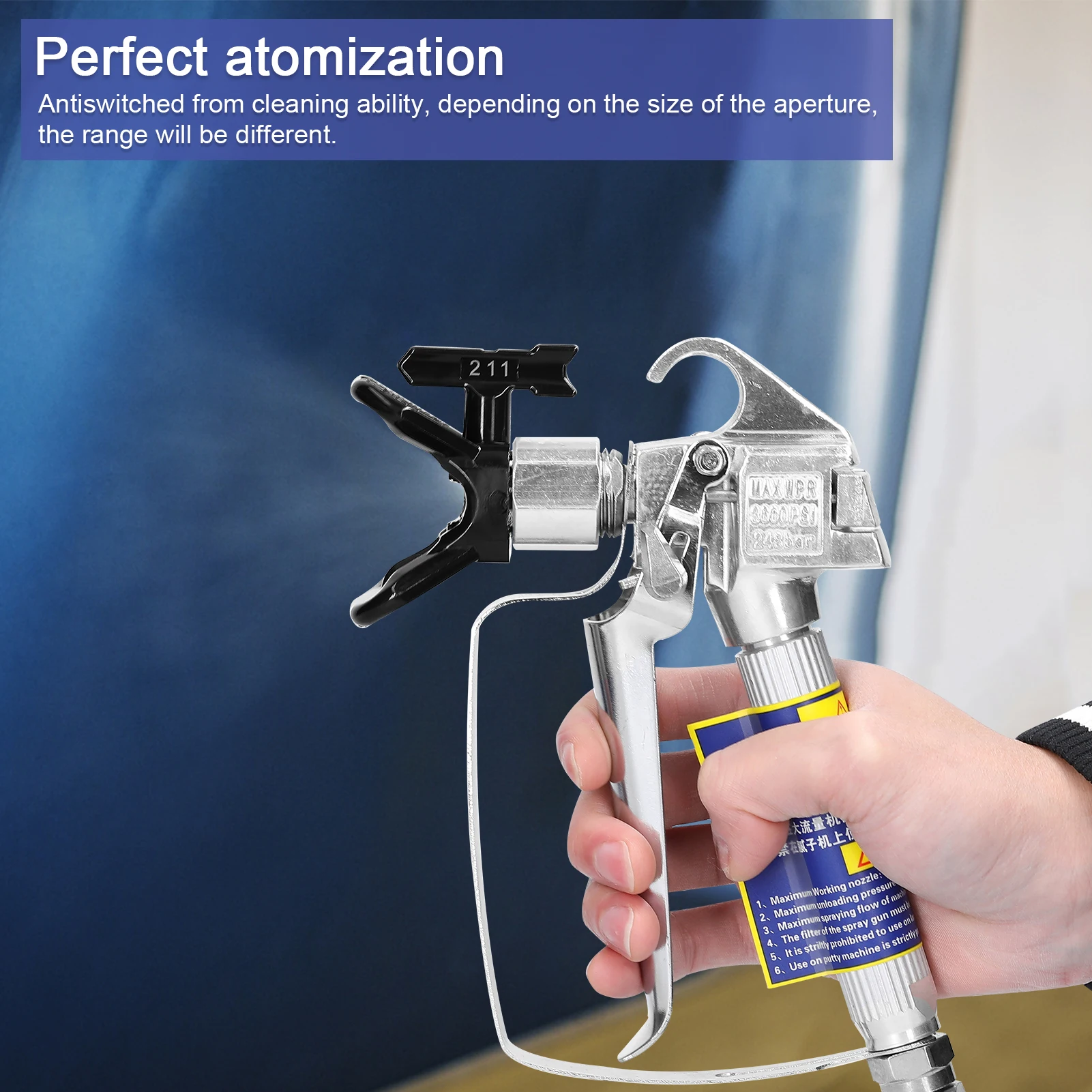 MACH 3 AIR ASSISTED AIRLESS SPRAY GUN - WAGNER