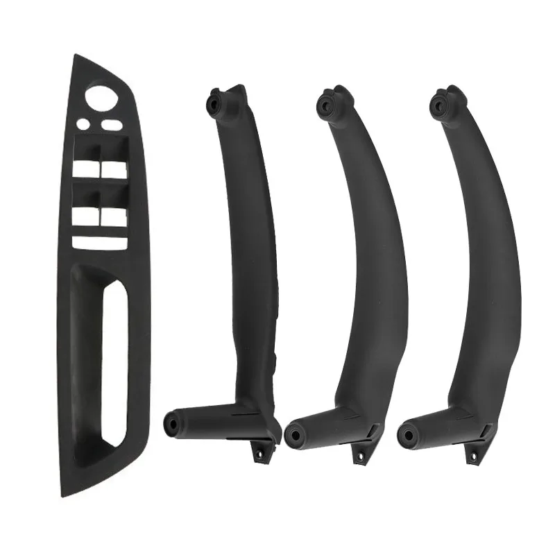 For BMW X5 X6 E70 E71 E72 2007-2013 Left-Hand Drive Upgraded Car Interior Door Pull Handle Inner Armrest Panel Cover Replacement