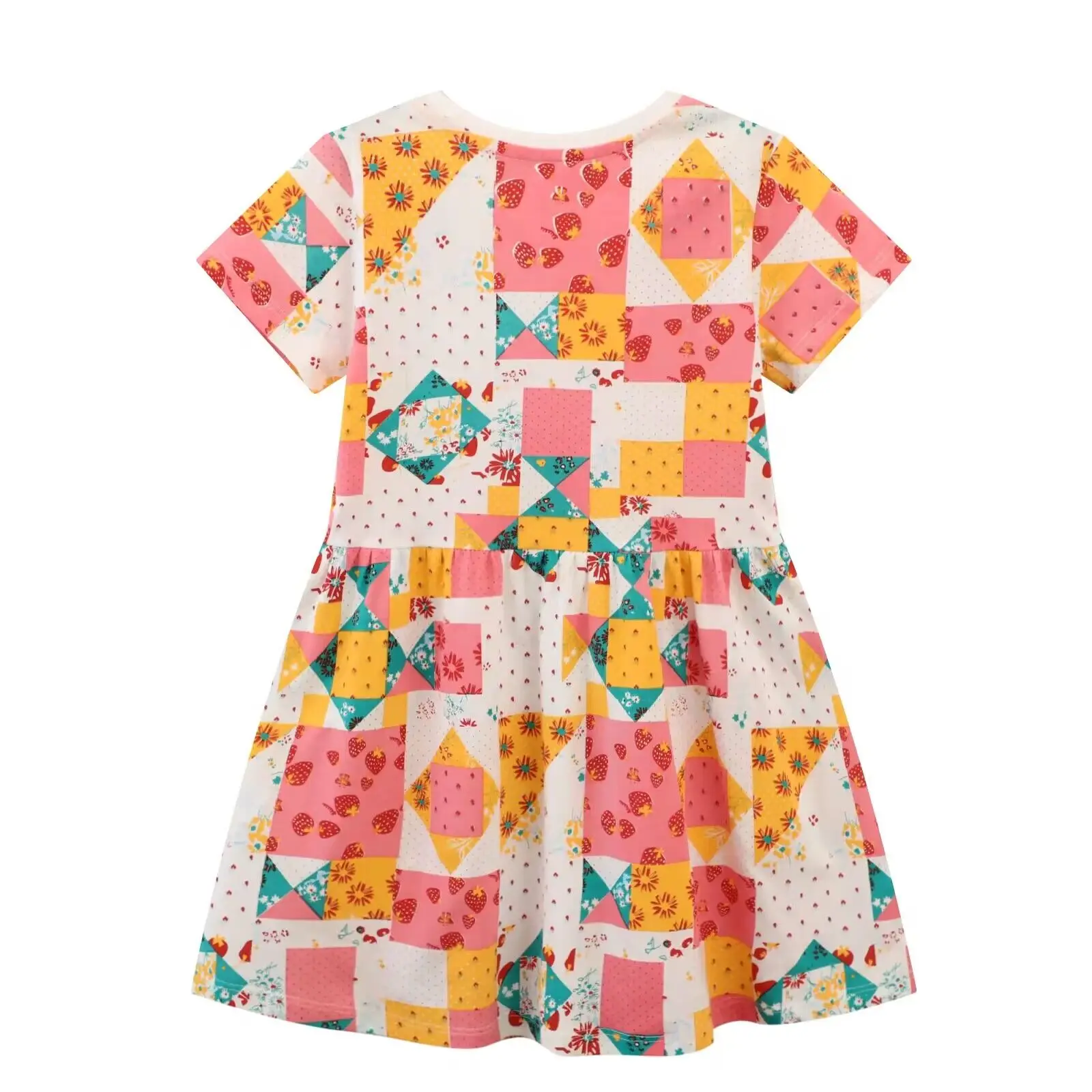 Jumping Meters Baby Girl Dress with Animal Applique Summer Clothing Girls Princess Elsa Dress Cotton Kids Party Dresses girls dress princess costume