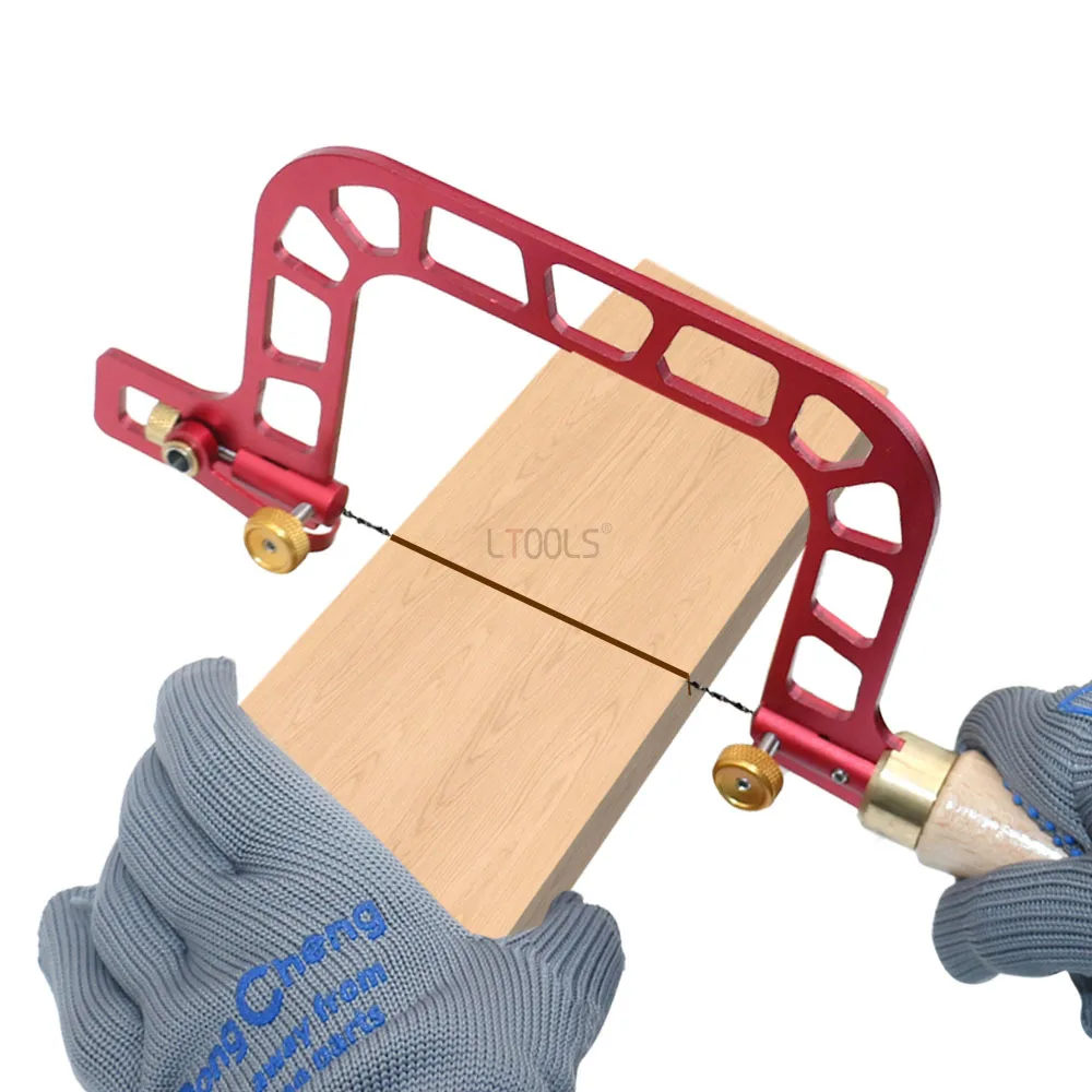 Woodworking Coping U-shaped Saw Aluminum Alloy Frame with Diamond Wire Jade Stone Ceramic Glass Wood Metal Accurate Cutting