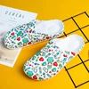 Print Medical Clogs Slip Resistant Doctor and Nurse Slippers Ultra Light Dentist Veterinary Footwear Premium Surgical Shoes YC-1 5