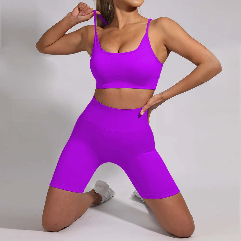 Nvgtn Clothingnvgtn Seamless Yoga Set For Women - Sleeveless Gym & Workout  Clothing