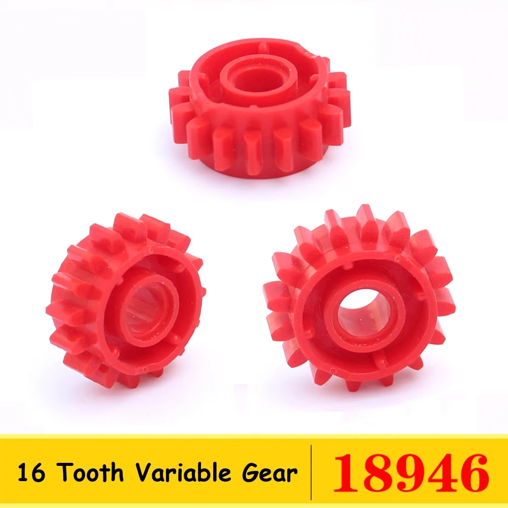 Technical Bricks 8x Clutch Gear Shifter Power Transmission Ring 18947 16 Tooth Gear 18946 Axle Connector 42195