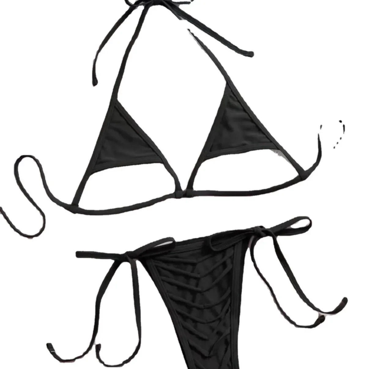 Sexy Bikini Two Piece Set Hot Sale Of The Season New Split Design Swimsuit Women's Fashionable Pool Party Beach Vacation Essenti - 5