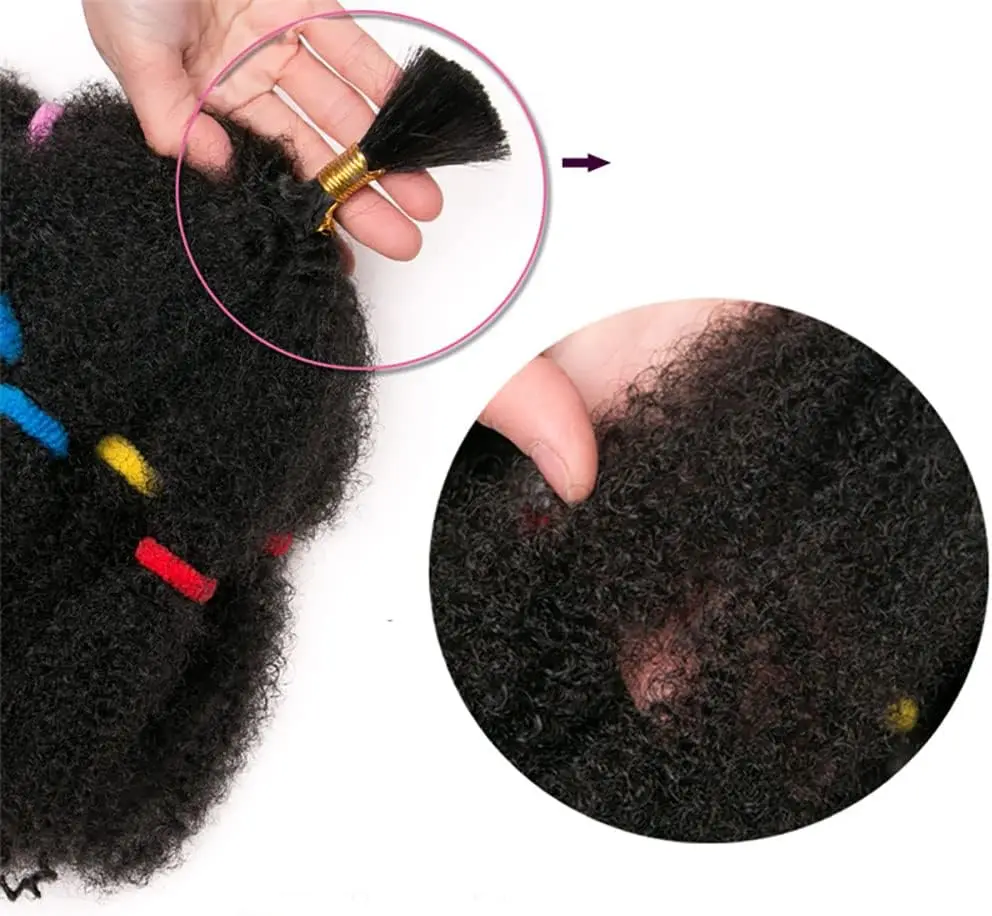Afro Kinky Wave Curly Braids Extensions Synthetic Hair 12inch/strands Marley Bouncy Curly Hair Braids For Black Women 6