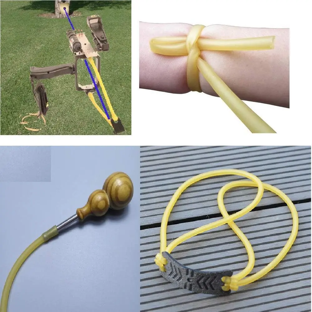 1M Nature Latex Rubber Hoses Yellow ID1.6~15mm High Resilient Surgical Medical Tube Slingshot Catapult Elastic Band rubber hose,rubber tube,rubber tubing
