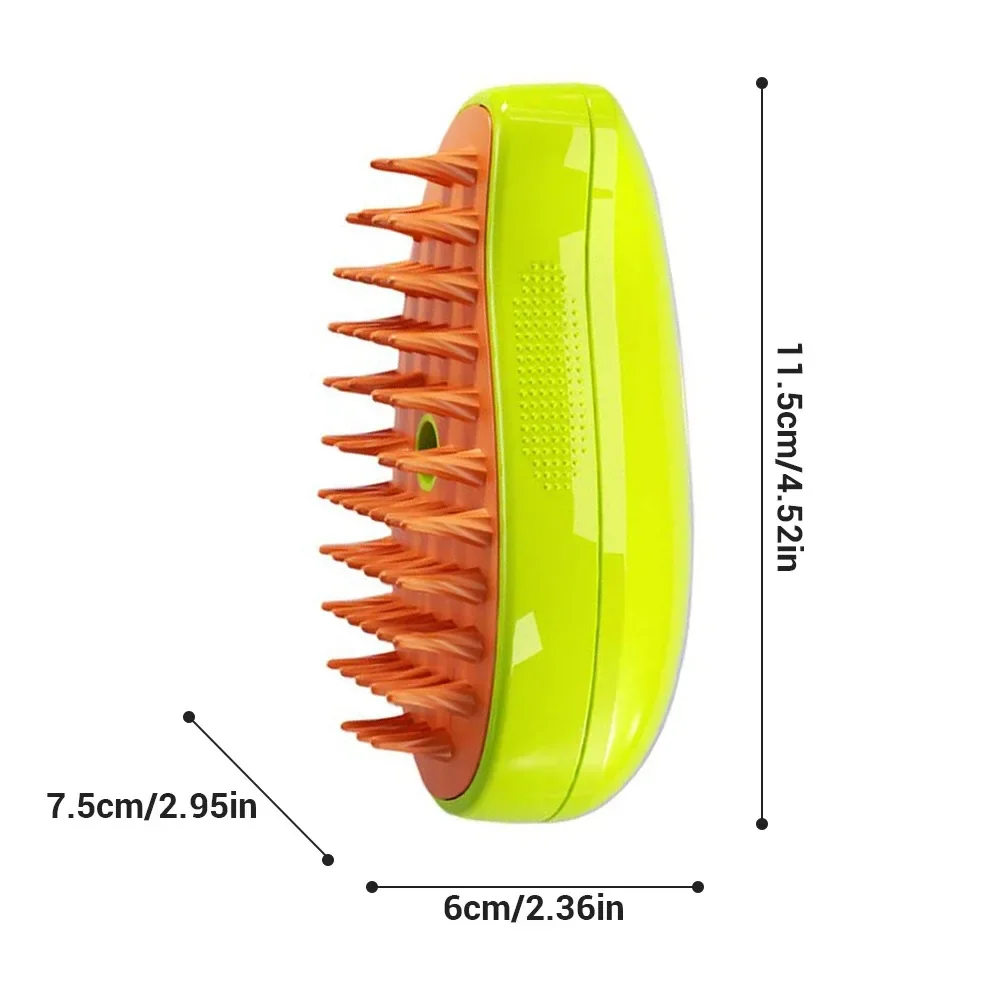 Cat Dog Steamy Brush Steam Brush Electric Sprayer for Massage Pet Grooming tool Shedding 3 in 1 Electric Sprays Massage Combs 6