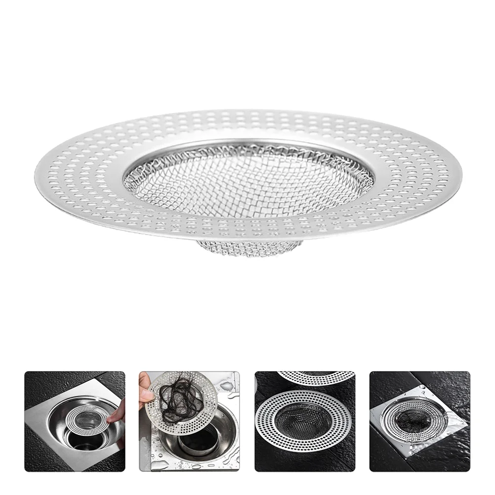 

2Pcs Shower Drain Cover Sink Strainer Stainless Steel Bathroom Drain Stoppers