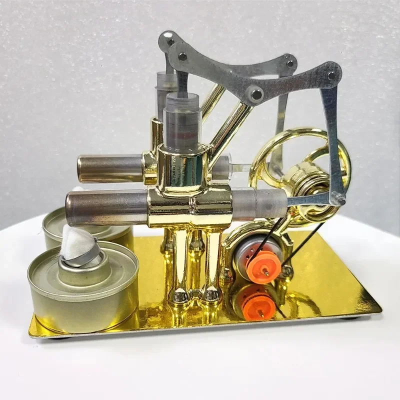 

Сбалансированный двухцилиндровый двигатель «сделай сам» с горячим воздухом