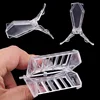 1pcs Bee Queen Cage Transparent Plastic Clip Cage Bee Catcher Box Stainless steel clamp Beekeeping Equipments Beekeeper Equip 4
