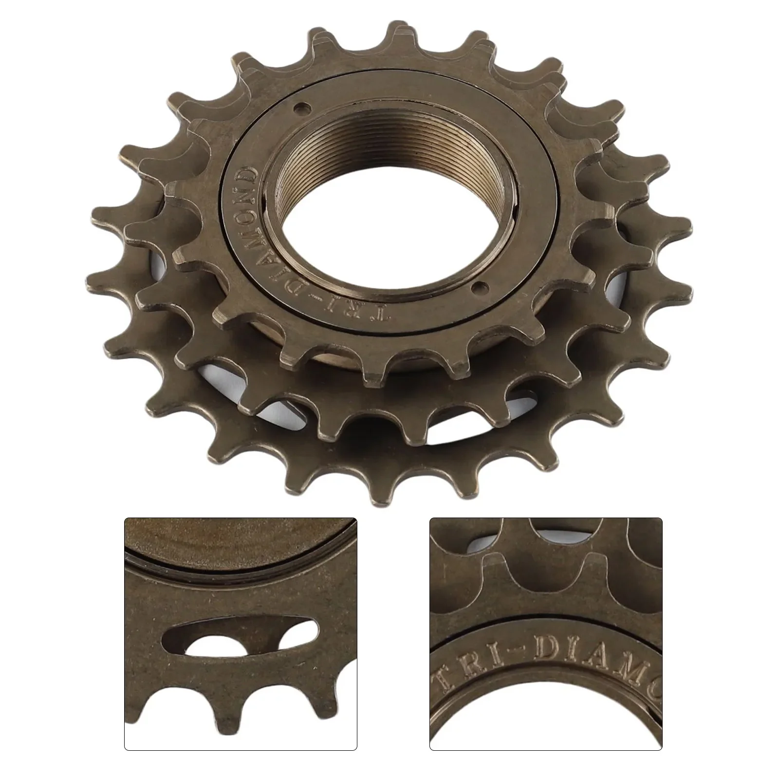 Type Iii Cassette 3-Speed Bike Freewheel (16/19/22T) Durable