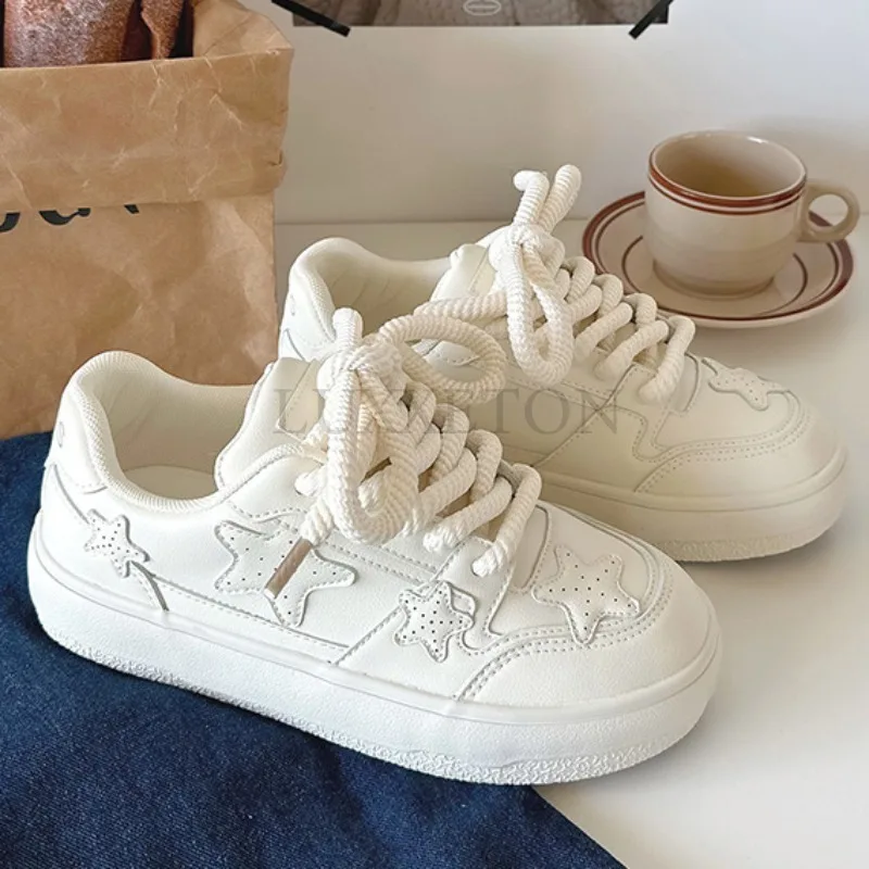 

Обувь для скейтборда на толстой подошве с круглым носком и низким верхом, с сеткой для комфорта, воздухопроницаемость и универсальная повседневная спортивная обувь