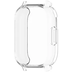 Enhanced TPU Soft Protective Case - Full Coverage Screen Protector and Shell Bumper for Redmi Watch 5 Active (Clear)