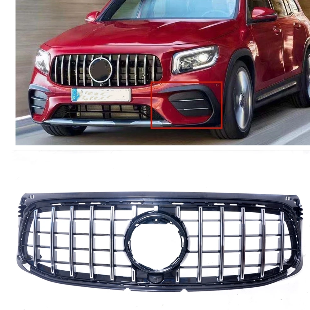 

Car Front Bumper Hood Racing Grills Grille Mesh For Mercedes-Benz GLB-Class X247 GLB250 2020-2022 Deluxe Version