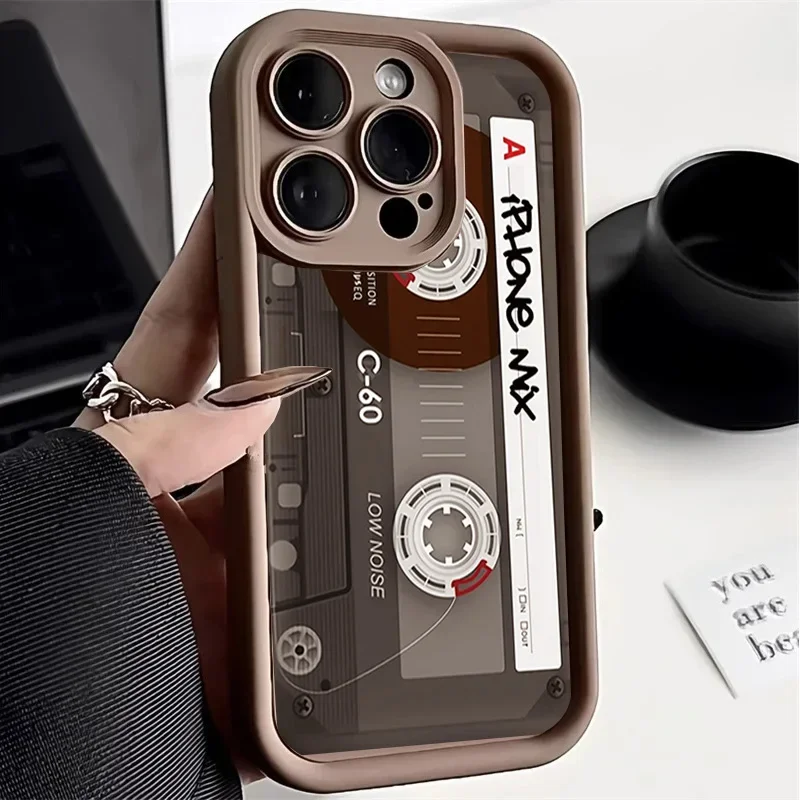 Vintage Cassette Tape Design Case