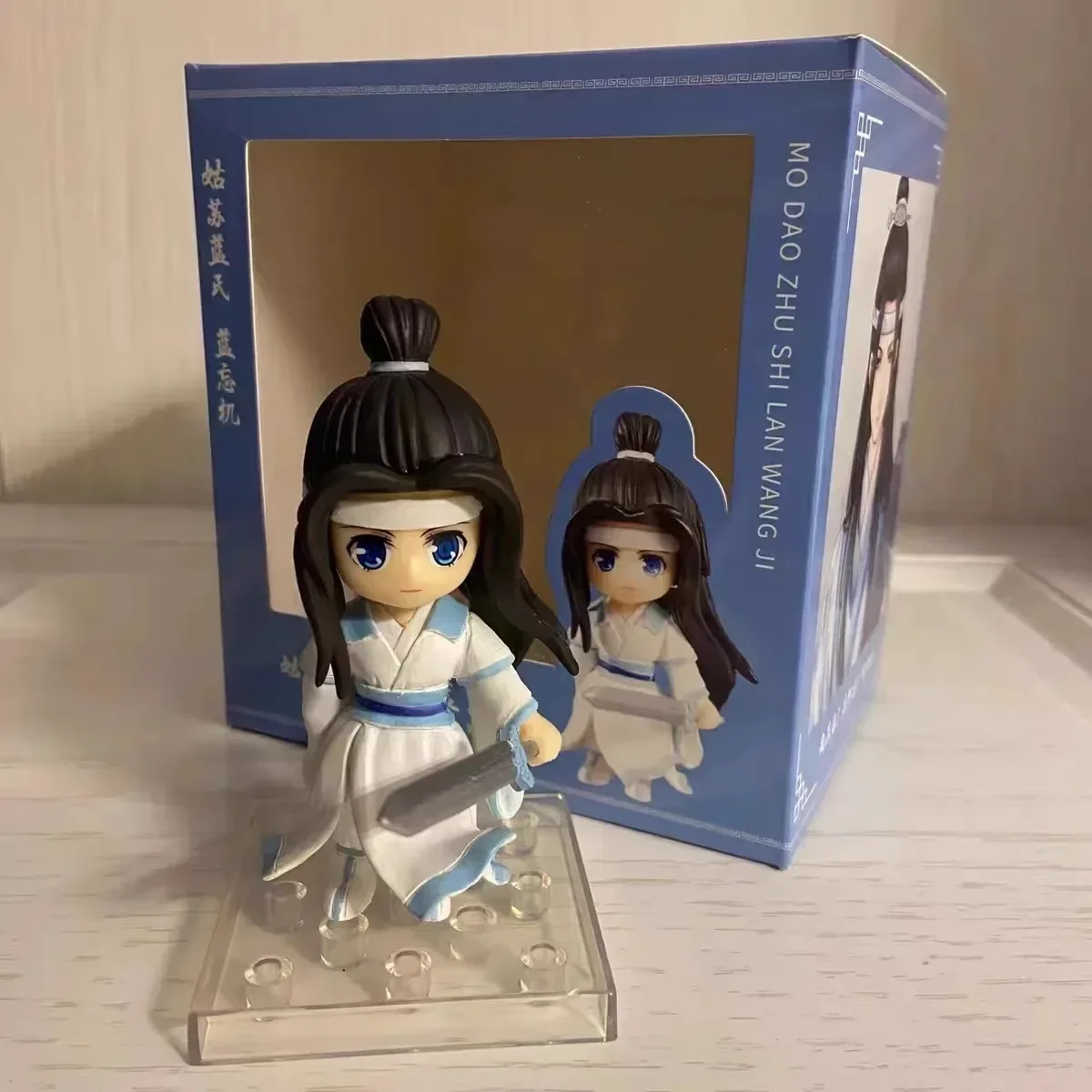 thumbnail image 1 of Figura del Patriarca de la Magia Dao Wei Wuxian Lan Wangji Yilinglaozu Muñeca de PVC Modelo Colección Kawaii Juguete Muñeca de Arcilla Ultraligera, 1 of 5