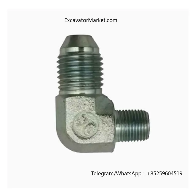 For Komatsu PC56 60 70 200 120 350 360-5-6-7-8 Boom Bucket Arm Forearm Hose Grease Fitting Rotary Grease Fitting Excavator Parts