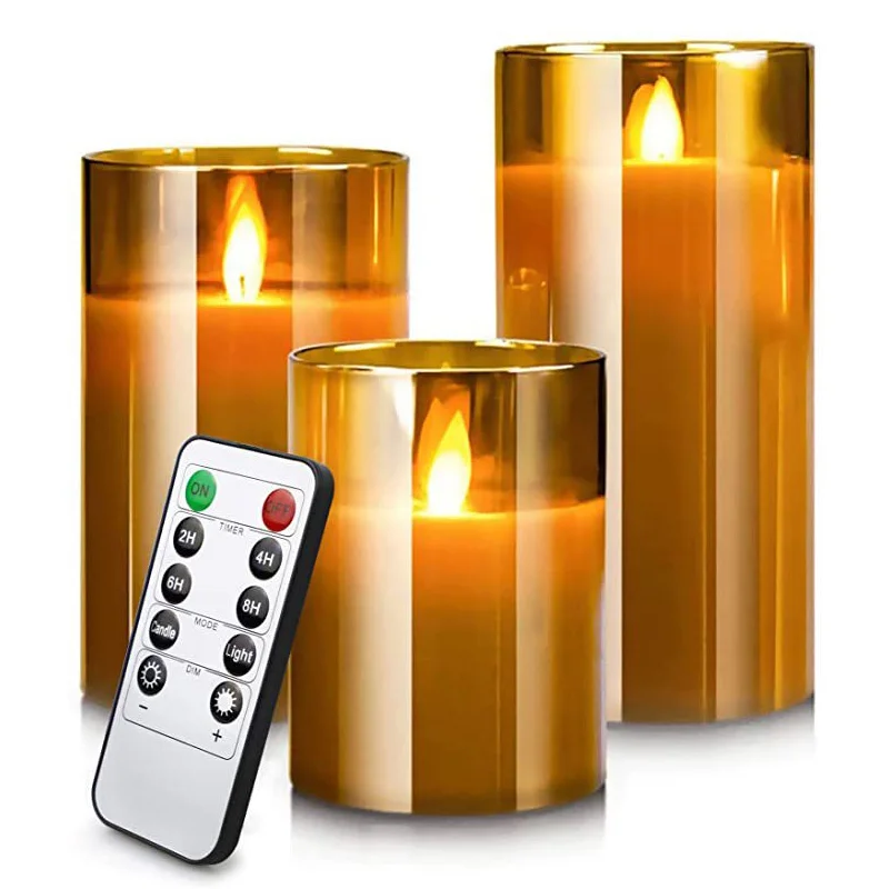 最大56OFFクーポン Tea Lights With Remote Control, Set Of 3 Battery Operated
