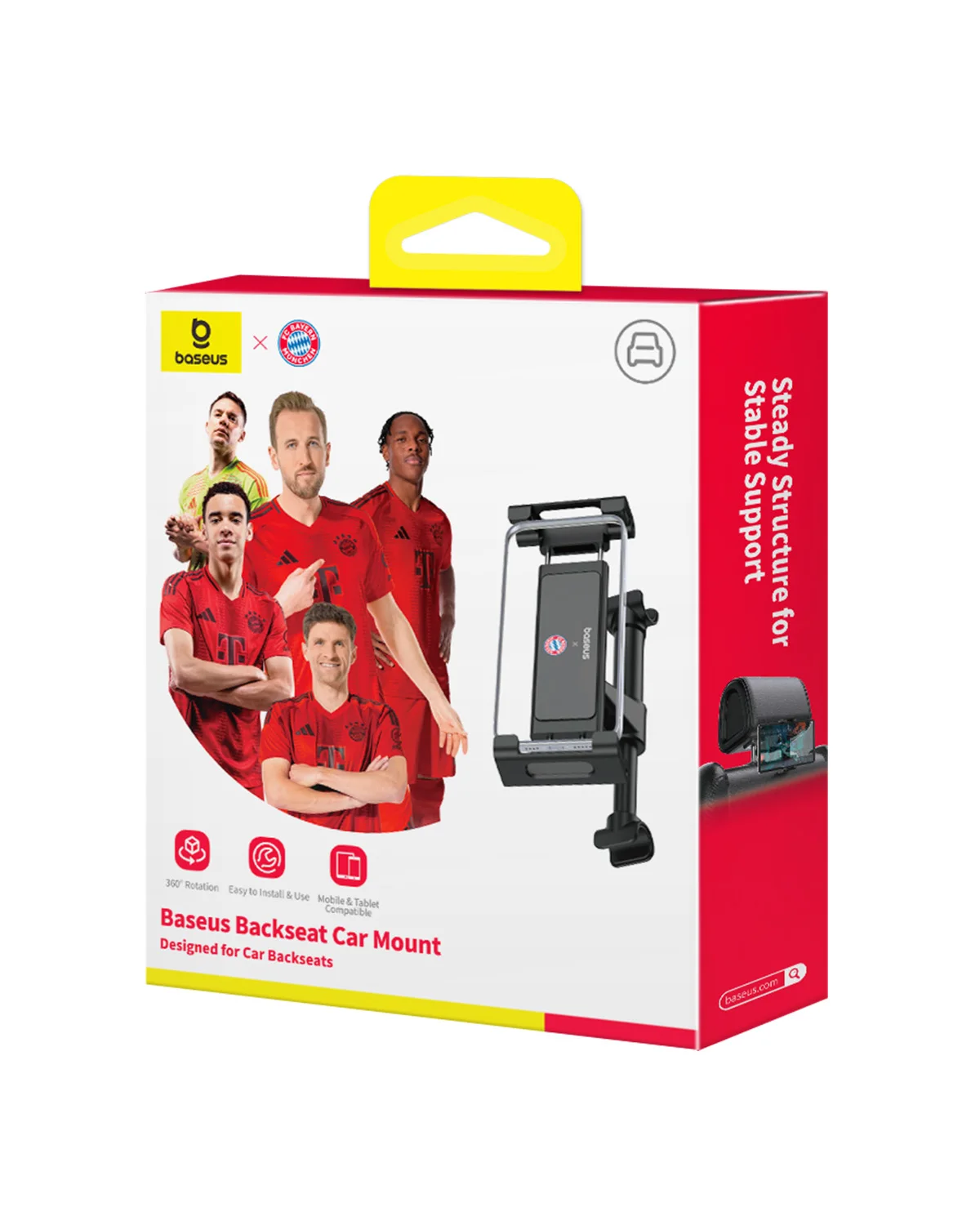 【FC Bayern Collaboration】Baseus Car Back Seat Phone Holder