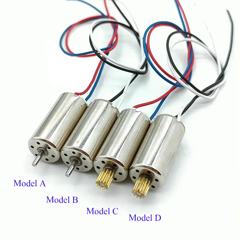 1020 Mini Coreless Motor DC 3.7V 39000 RPM High Speed - 10x20mm For RC Drone