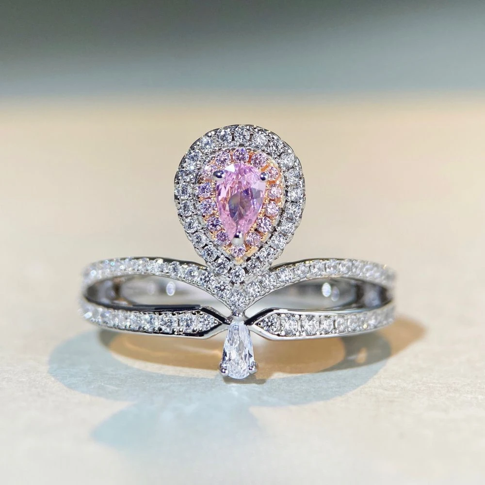 

Модные ювелирные изделия, роскошные серебряные кольца, Индивидуальный Женский Свадебный комплект для помолвки, Подарок на годовщину, день рождения, свидание, лидер продаж