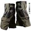 Camouflage Cargo Shorts Mens Summer Quick Drying Multiple Pockets Hunting Pants Outdoor Hiking Fishing Thin Shorts Male Jogger 2