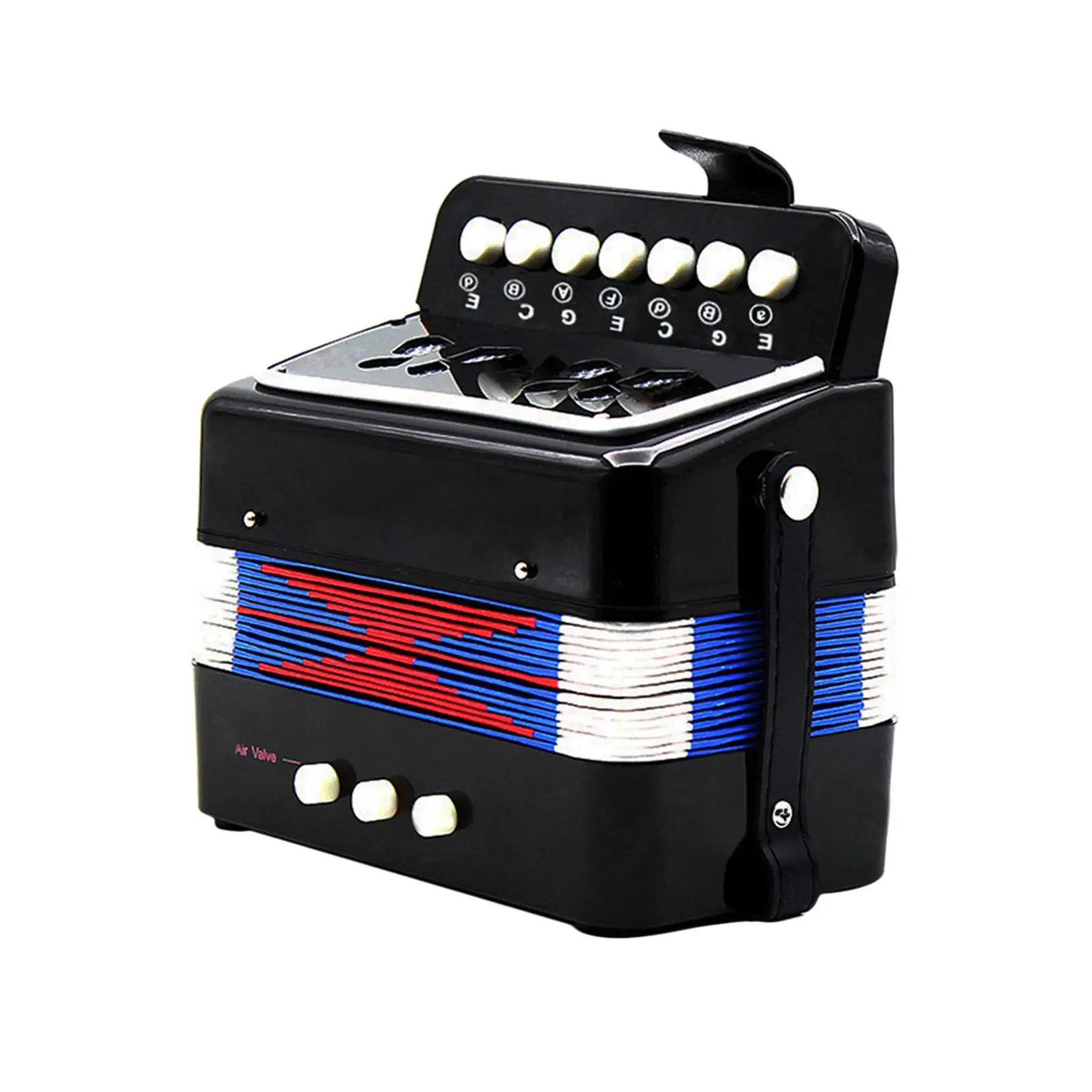 17 Keys 2 Bass Kids Accordion Musical Instrument Button Accordion Valentines Gifts for Kids Ages 3 5 9 7 10 12 Birthday Gift