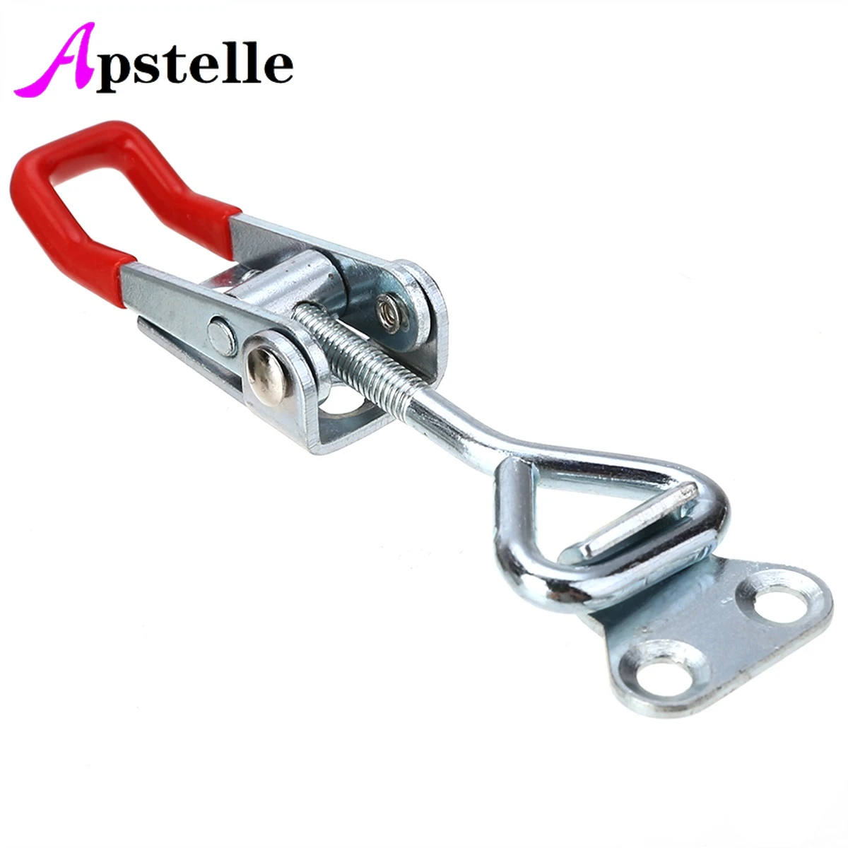Apstelle 2pcsToggle Latch Catch Toggle Clamp Adjustable Cabinet Boxes Lever Handle Lock Hasp For Sliding Door Furniture Hardware furniture hardware toggle latches