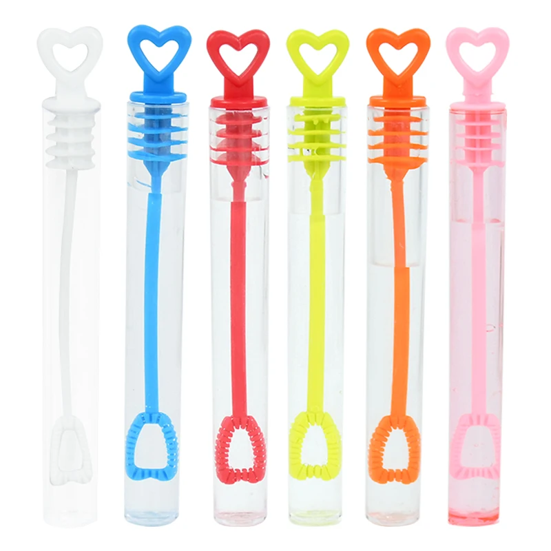 

10/20Pcs Love Heart Wand Tube Bubble Soap Bottle Wedding Gifts for Guests Birthday Party Baby Shower Decoration Favors Kids Toys
