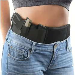 Tactical Concealed Carry Waist Belt with Hidden Phone Pocket for Outdoor and Fitness Activities (Baoyaoqiangtao)