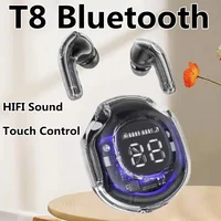 T8 Wireless Bluetooth Headset Wireless Bluetooth Headphones LED Power Digital Display Stereo Sound Wireless Earphones for Xiaomi 1