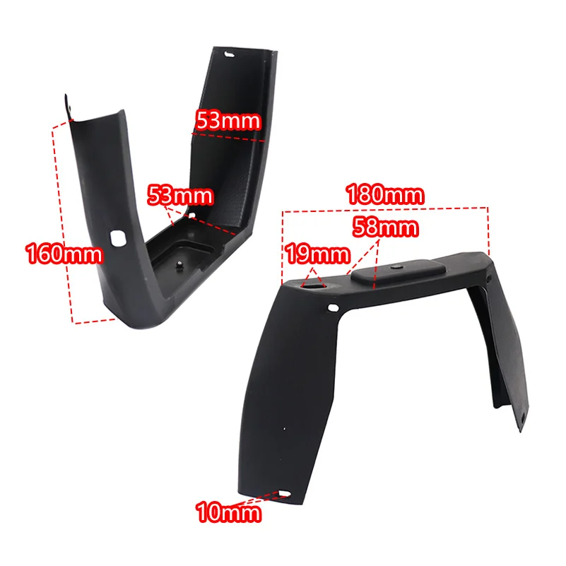 

Сигнальная лампа поворота для электроскутера, 10 дюймов Предупреждение ющая задняя фара, угловая защитная оболочка для Kugoo M4, детали