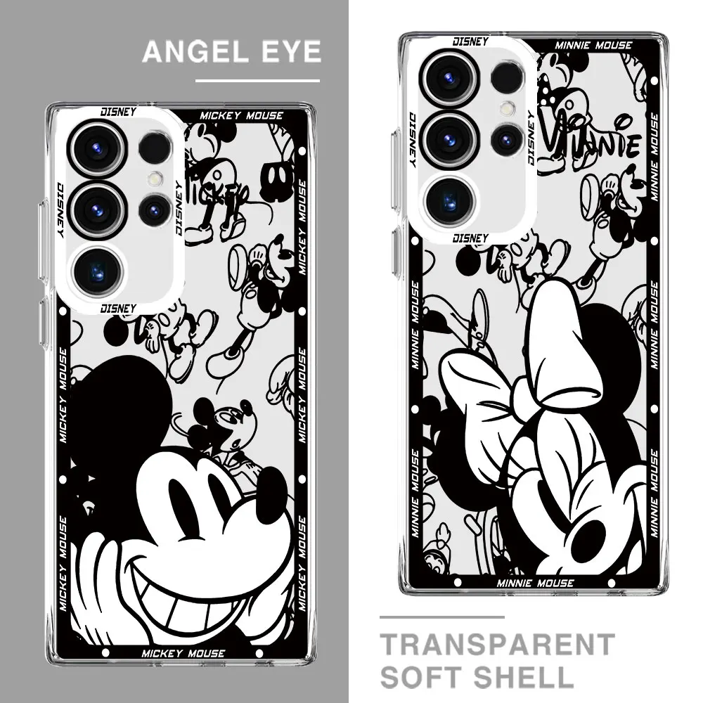 Custodia Per Telefono Disney Mickey Minne Pluto Per Samsung Galaxy S23 Ultra Note 20 Ultra 10 Plus S20Fe S10 S22 Plus S21 Cover