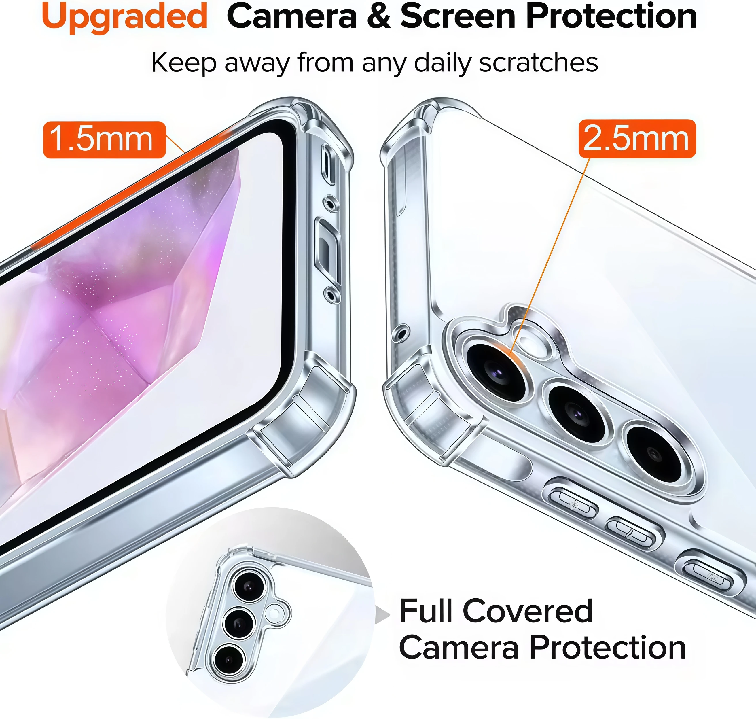 Durable Shockproof TPU Protective Phone Case