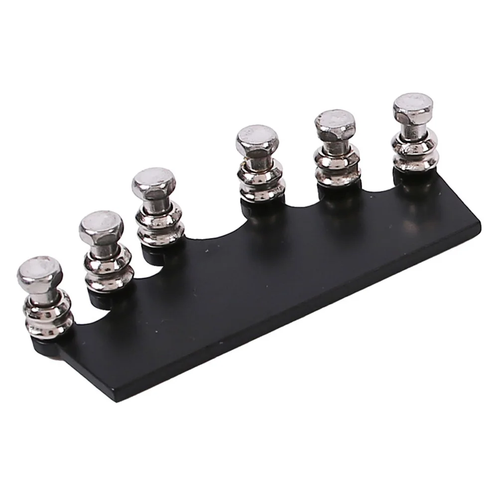 

Guitar Bridge Guitar String Ferrule Plate Metal Guitar Ferrule Bridge for Bass Electric Guitar