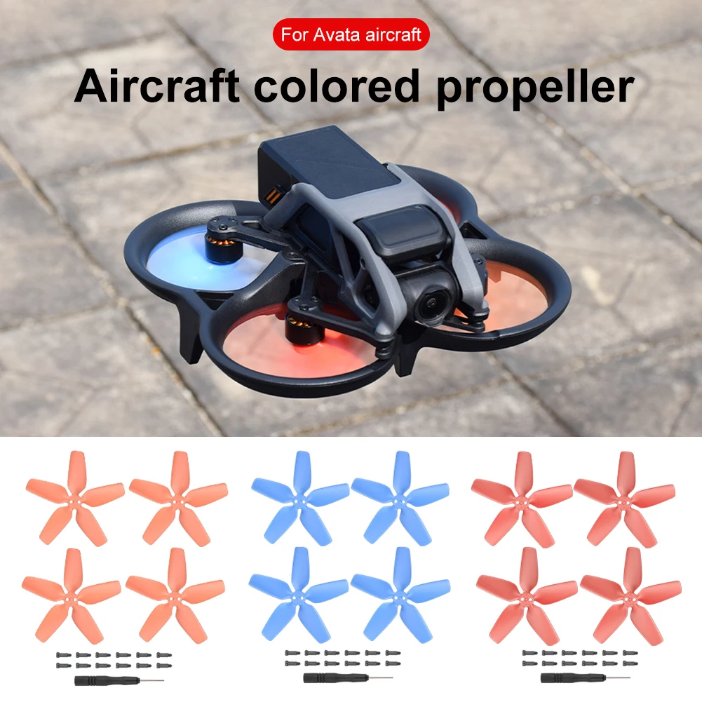 4pc Outdor Propeller For DJI AVATA Avatar Original Blade Propeller Accessories Traversing Aircraft Drone Accessories