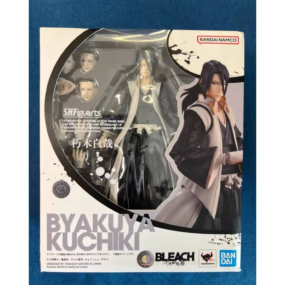 100%  재고 있음 반다이 S.H.Figuarts 블리치: 천년혈전 쿠치키 백야쿠야 - 매우 정교한 수집용 모델