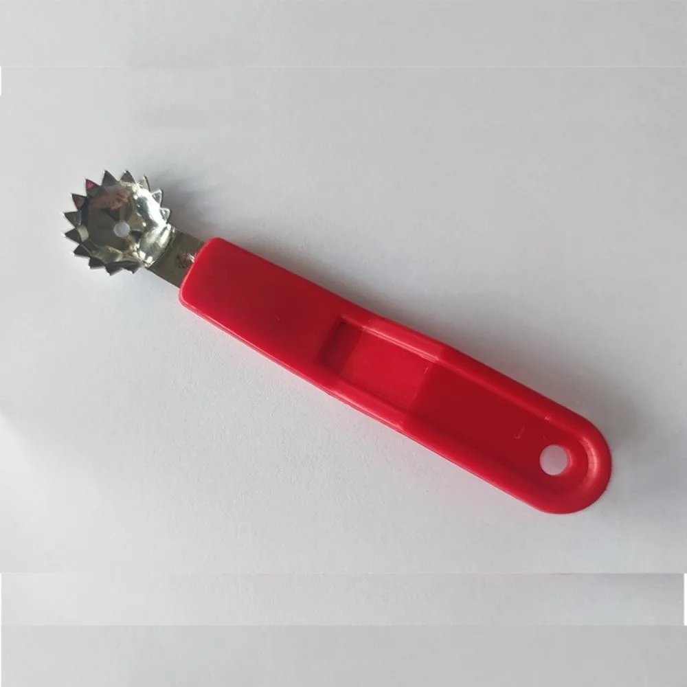 4pcs Stainless Steel Fruit Corer Tool with Hole Easily Remove Fruit Corer Extractor Plastic Handle Portable Strawberry Huller