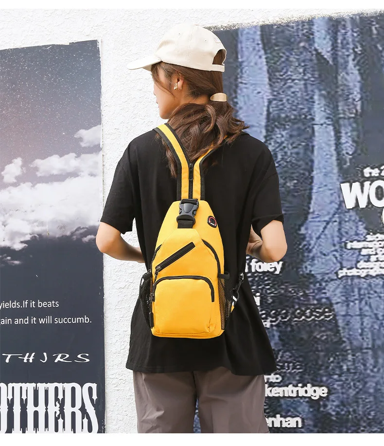 Women Mini Backpack Small Chest Bag Sling Messenger Bags Female Sports Bag Travel Bagpack Crossbody Bag Girl Back Pack