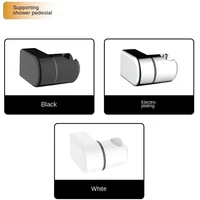 ที่วางฝักบัวฝักบัวมือสากลปรับได้รางฝักบัวเต็มตัวที่วางฝักบัวที่แขวนฝักบัวหมุนมั่นคง 4