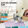 VEVOR 170W/250W Fabric Cutter Electric Rotary Fabric Cutting Machine 1“ / 1.1" Cutting Thickness Octagonal Knife with Blade 3